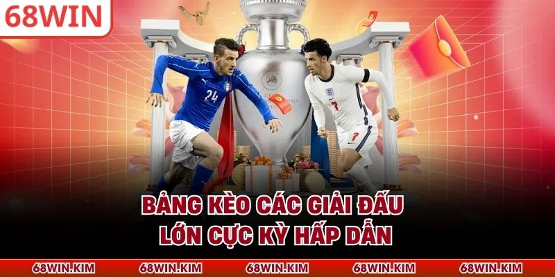 Bảng kèo các giải đấu lớn cực kỳ hấp dẫn